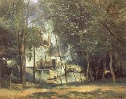 Corot Camille The Mill at Saint-Nicolas-les-Arras oil painting